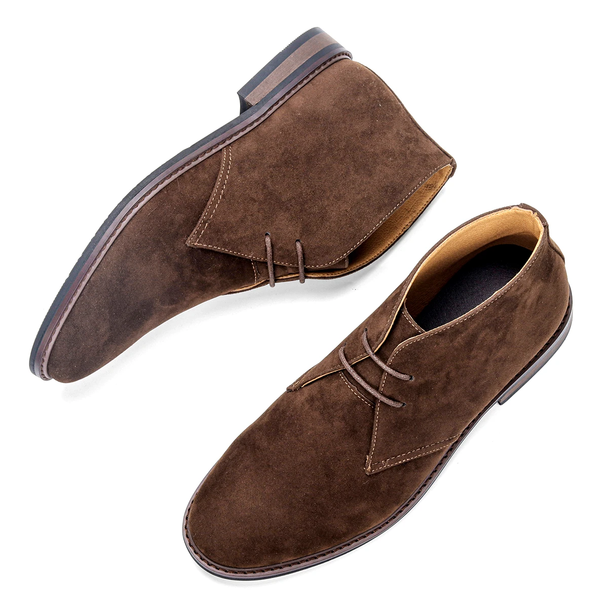 Tijdloze Suède Chukka Boots voor Heren, Elegant en Comfortabel