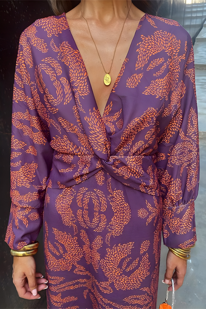 Elegante Print Jurk met Stijl voor Dames