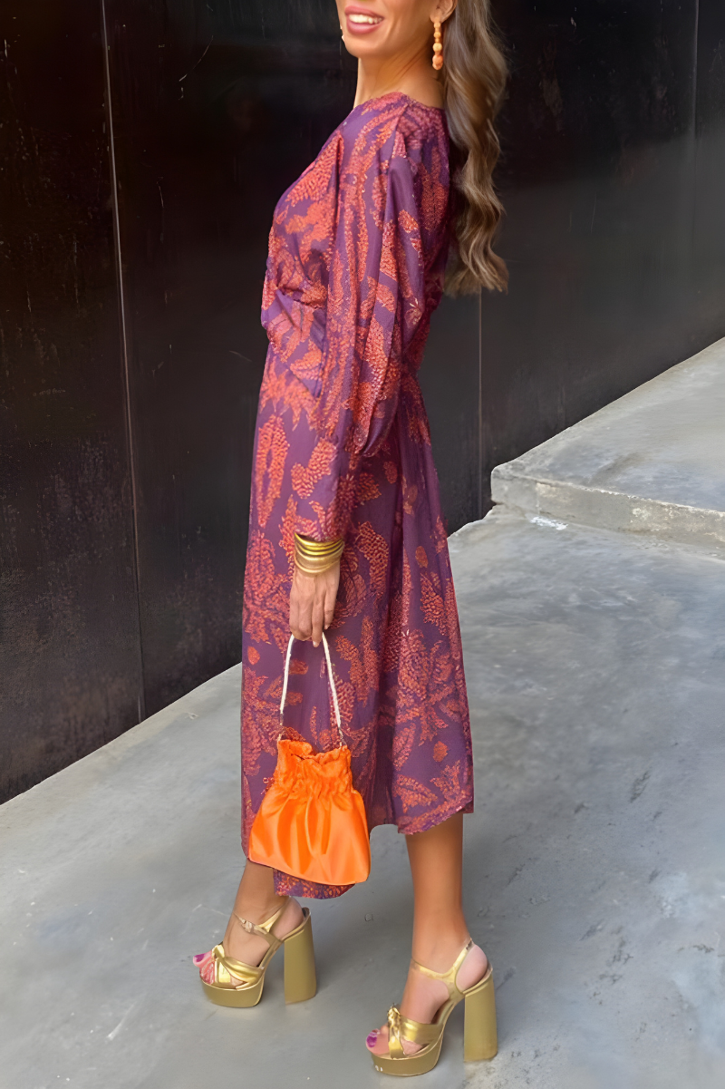 Elegante Print Jurk met Stijl voor Dames