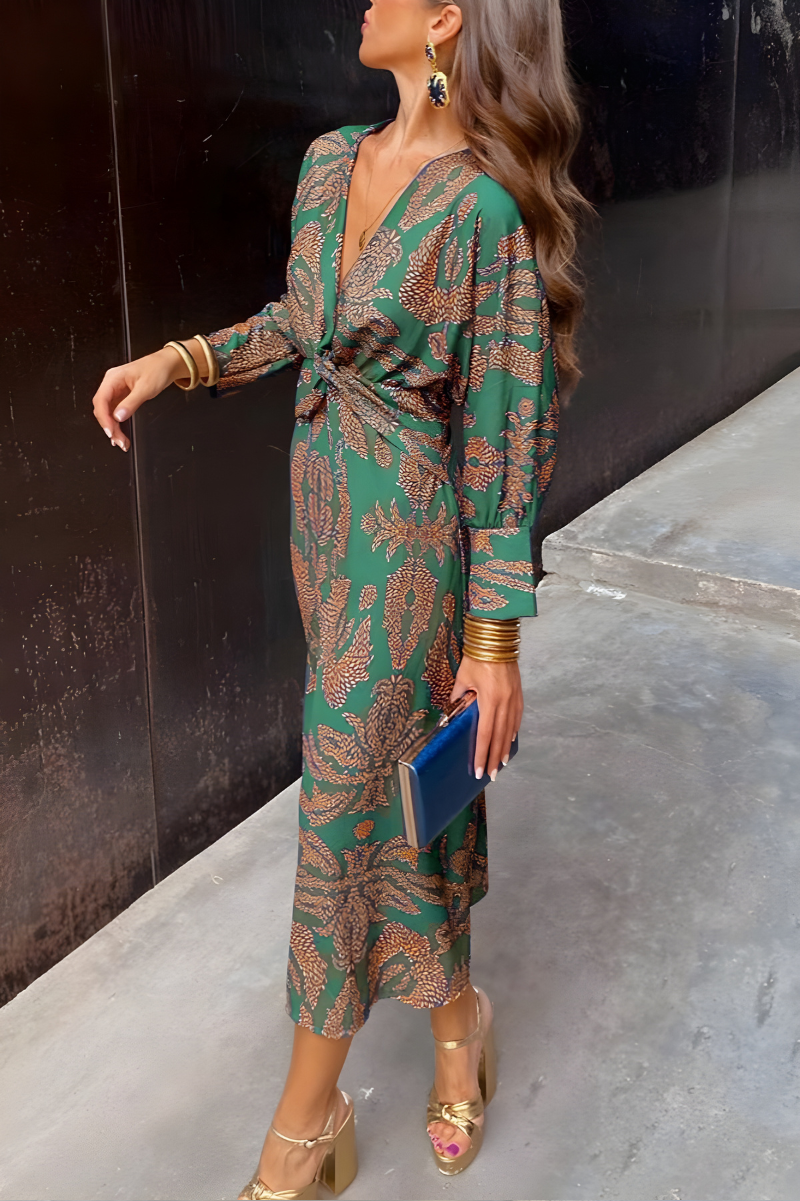 Elegante Print Jurk met Stijl voor Dames