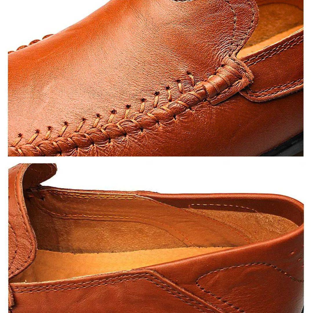 Heren Echte Leren Lichte Loafers