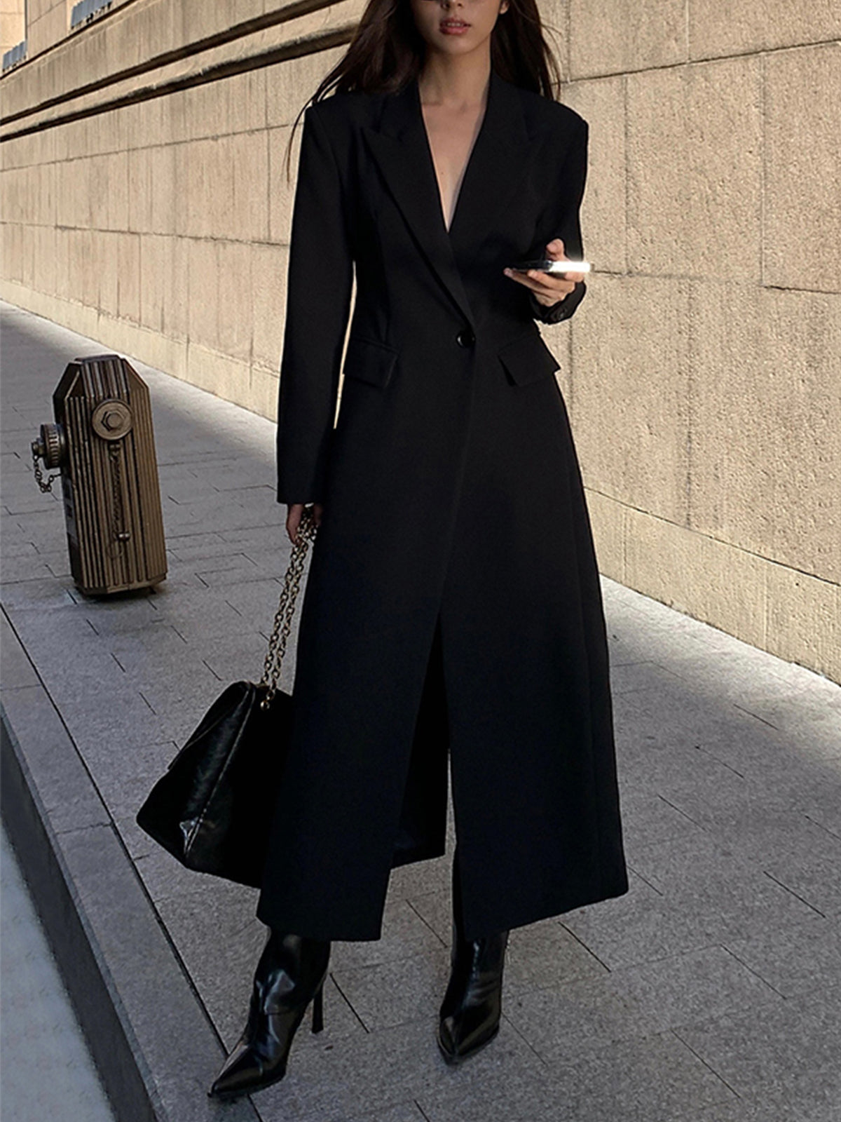 Chaveli | Lange Trenchcoat Jas