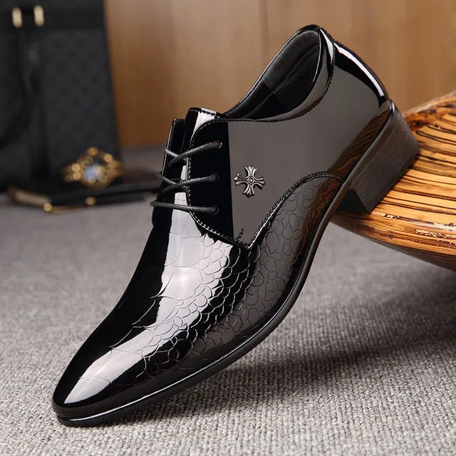 Heren Puntige Neus Oxford Heren Schoenen