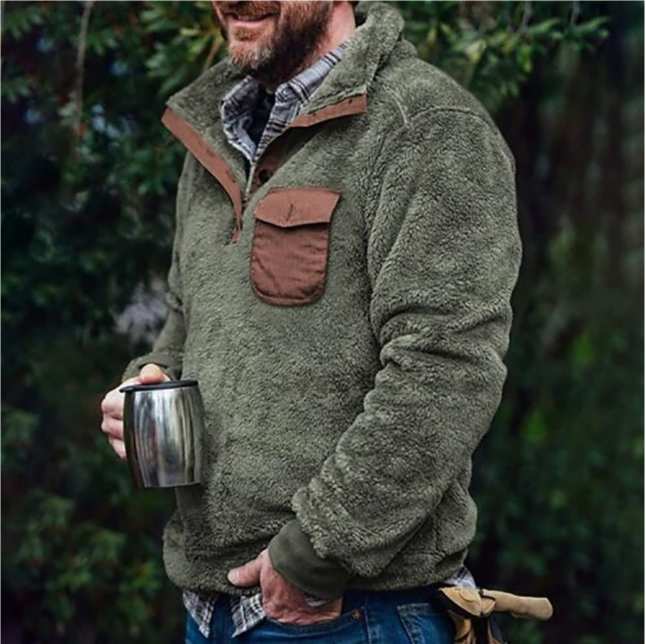 Outdoor Polar Fleece Heren Sweater