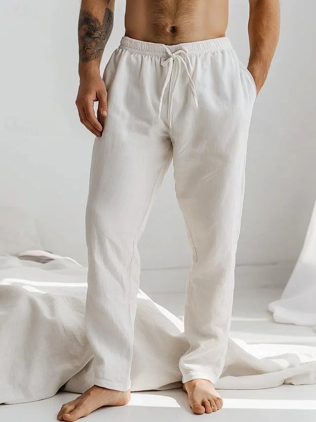 Berend - Casual Linen Herenbroek