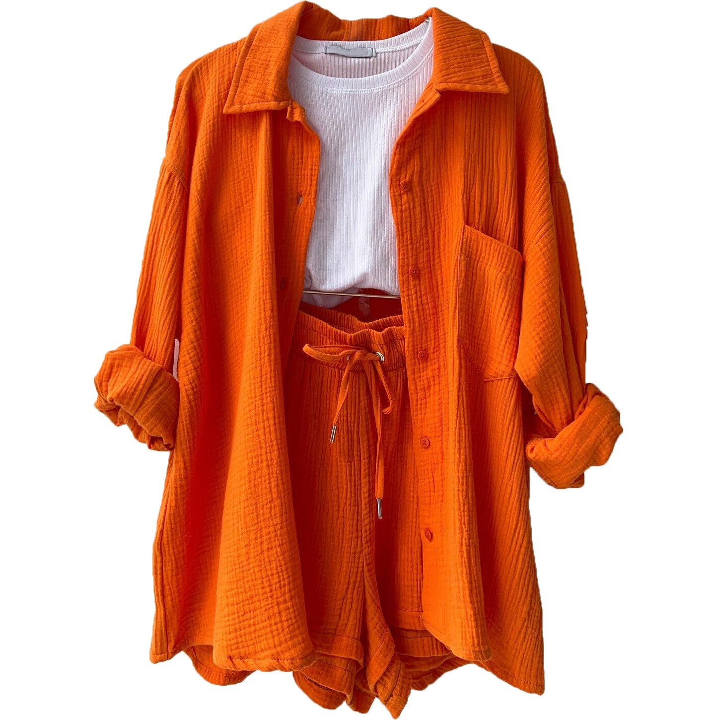 Tweedelig Zomerpak voor Dames - Shirt en Korte Broek