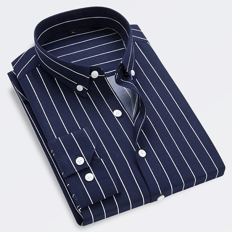 Olivier - Casual Gestreept Herenshirt