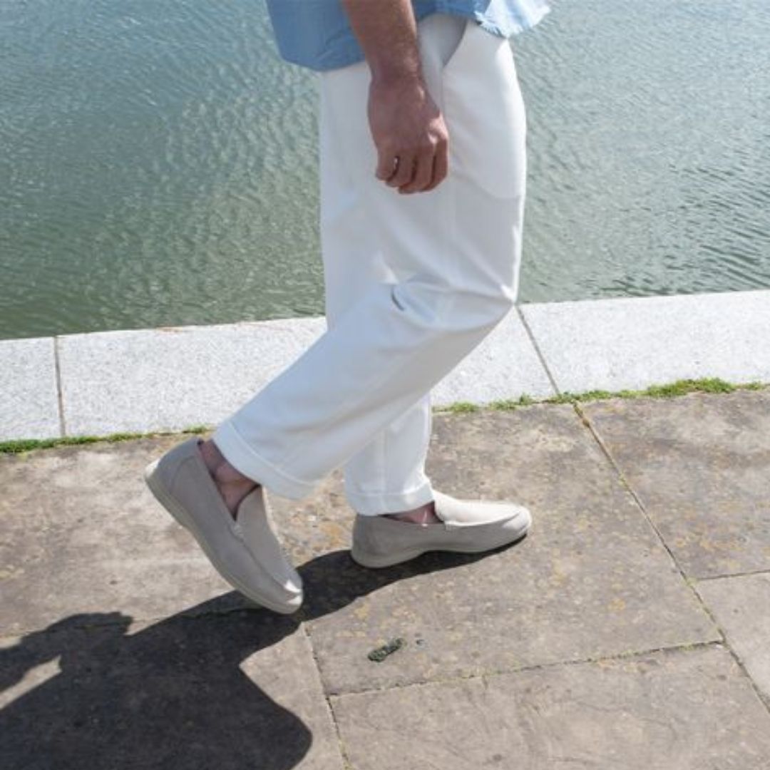 Suède Casual Instappers Voor Heren