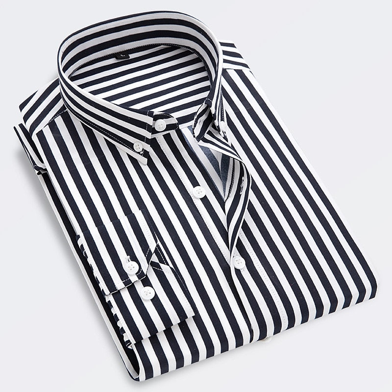 Olivier - Casual Gestreept Herenshirt