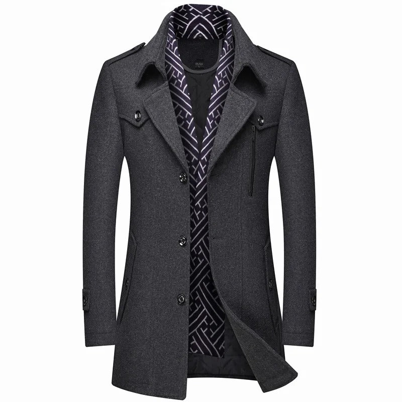 Jurre | Stijlvolle Trenchcoat Voor Heren