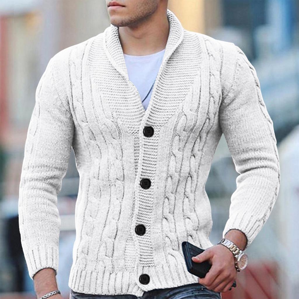 Lucas | Gebreid Herenvest Voor Herfst/Winter