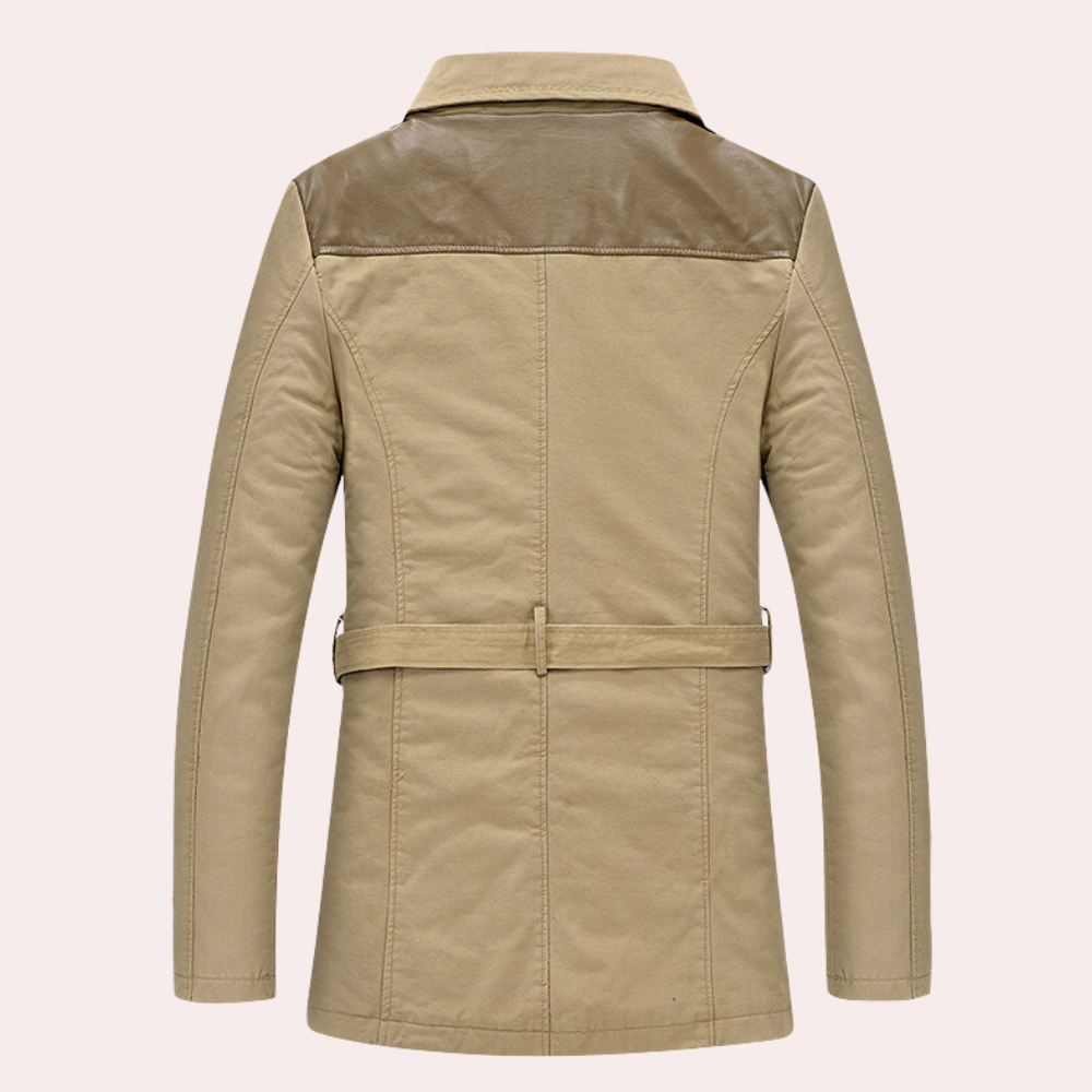 Heren Comfortabele Trenchcoat