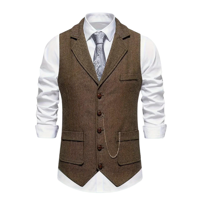 Callan | Elegant Lapel Vest voor Heren