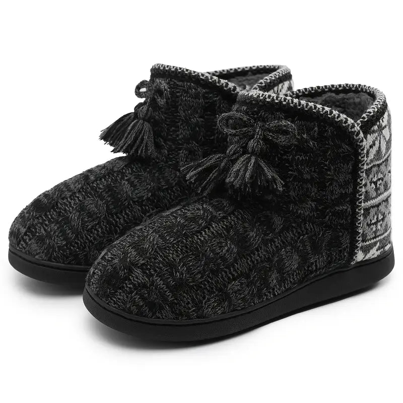 Cozy Gebreide Winter Pantoffels