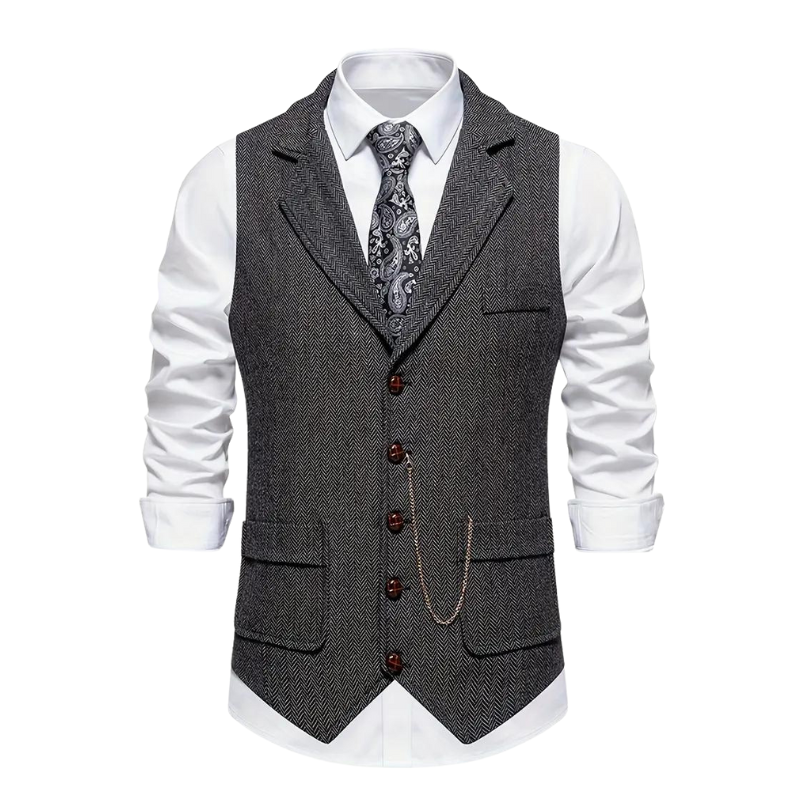 Callan | Elegant Lapel Vest voor Heren