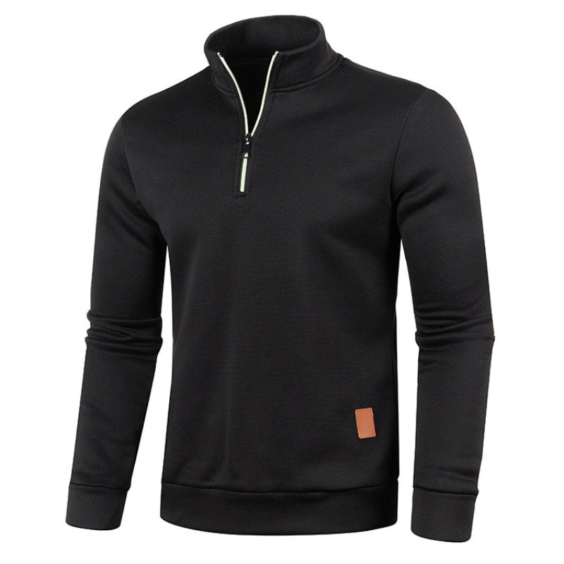 Andreas | Warme Sweater met Rits