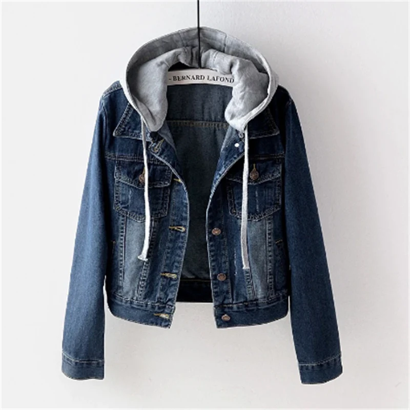 Serena | Denim jack met capuchon