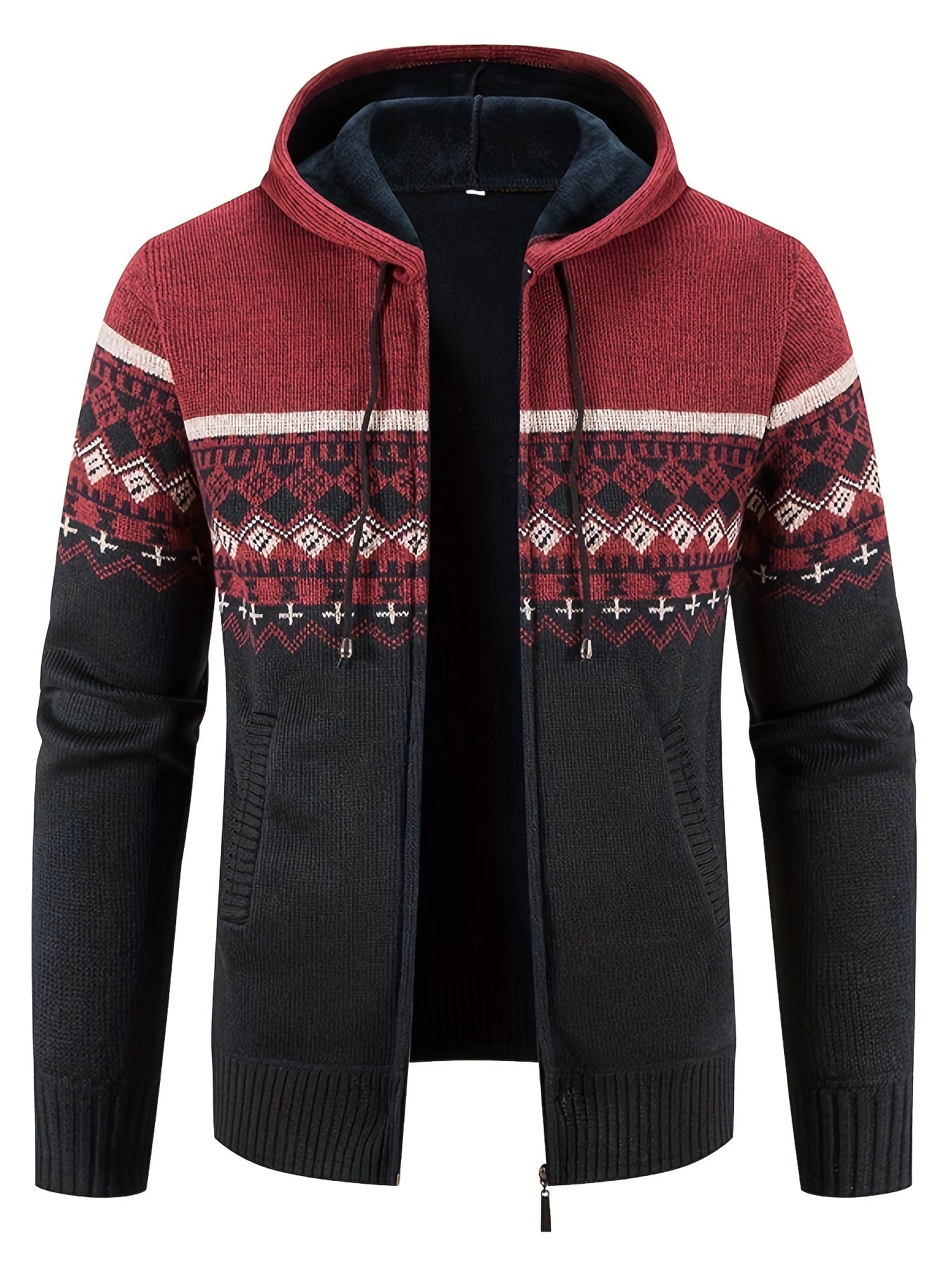 Samuel | Warm Vest met Capuchon en Rits