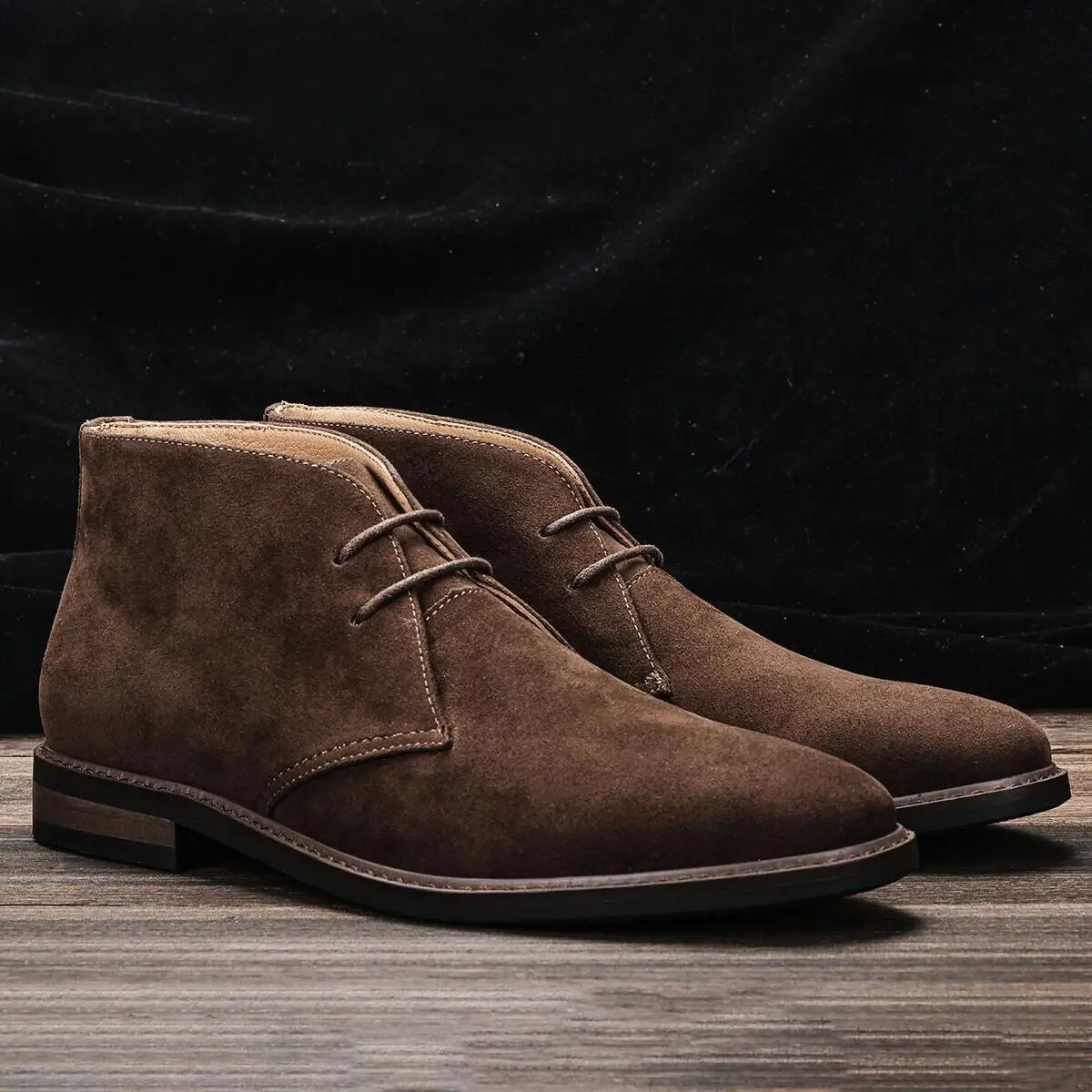 Tijdloze Suède Chukka Boots voor Heren, Elegant en Comfortabel