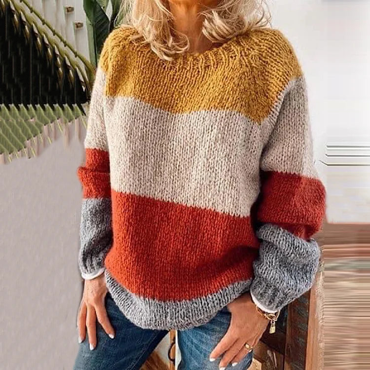 Alpine Glow Gebreide Sweater