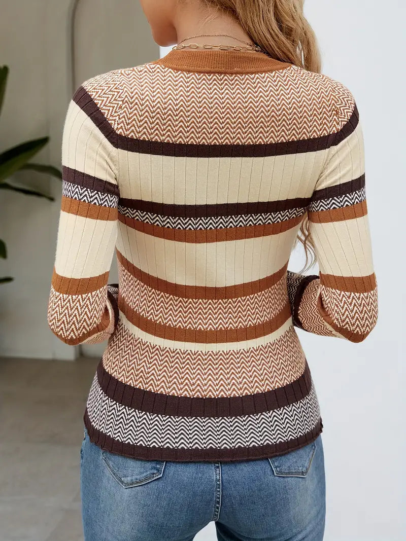 Gestreepte Sweater voor Dames