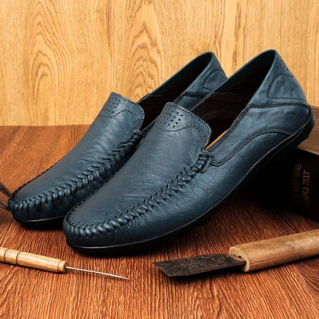 Heren Echte Leren Lichte Loafers