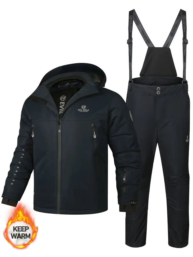 Heren 2-Delige Ski Set met Jas en Broek