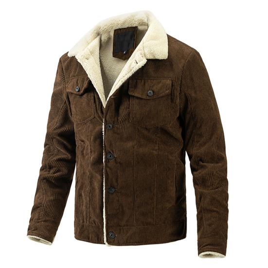 Paul | Corduroy Vintage Herfst/Winterjas voor Heren