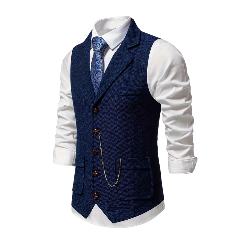 Callan | Elegant Lapel Vest voor Heren