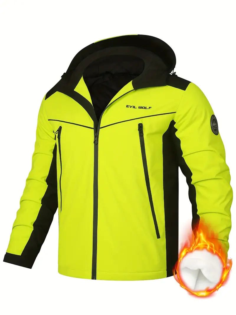 Waterdichte Heren Ski Jas met Ademend Comfort