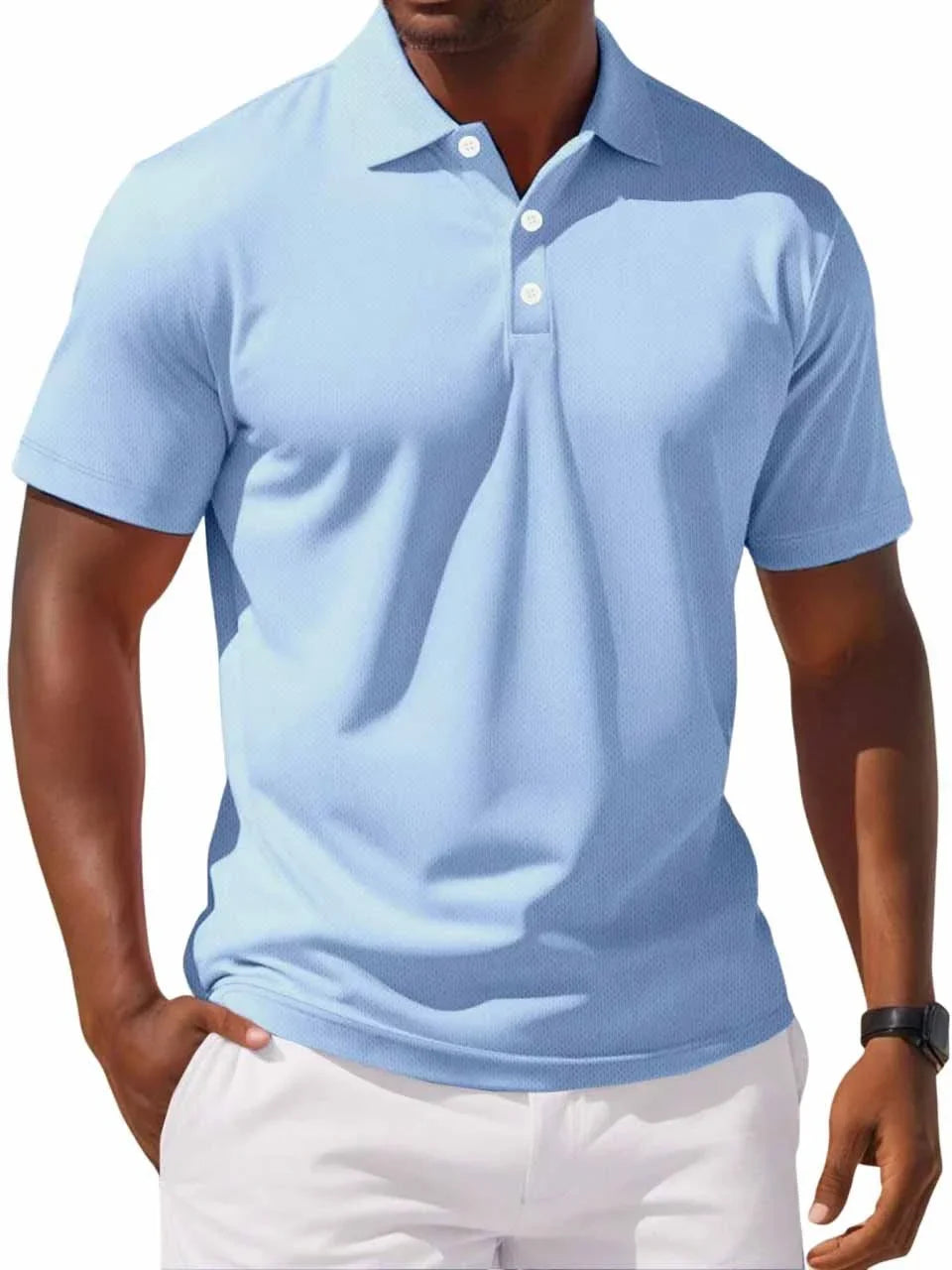 Zachte Katoenen Classic Polo voor Mannen