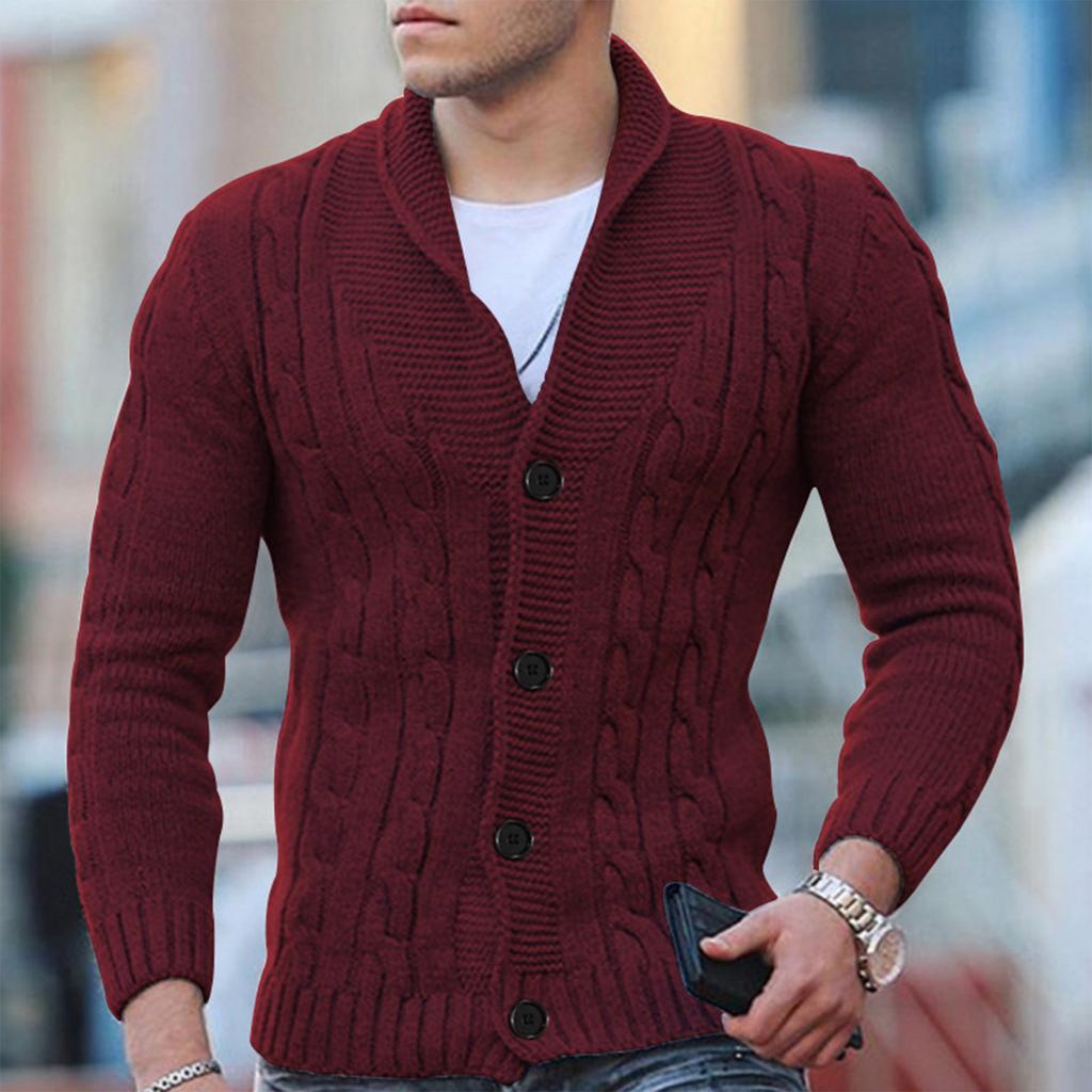 Lucas | Gebreid Herenvest Voor Herfst/Winter