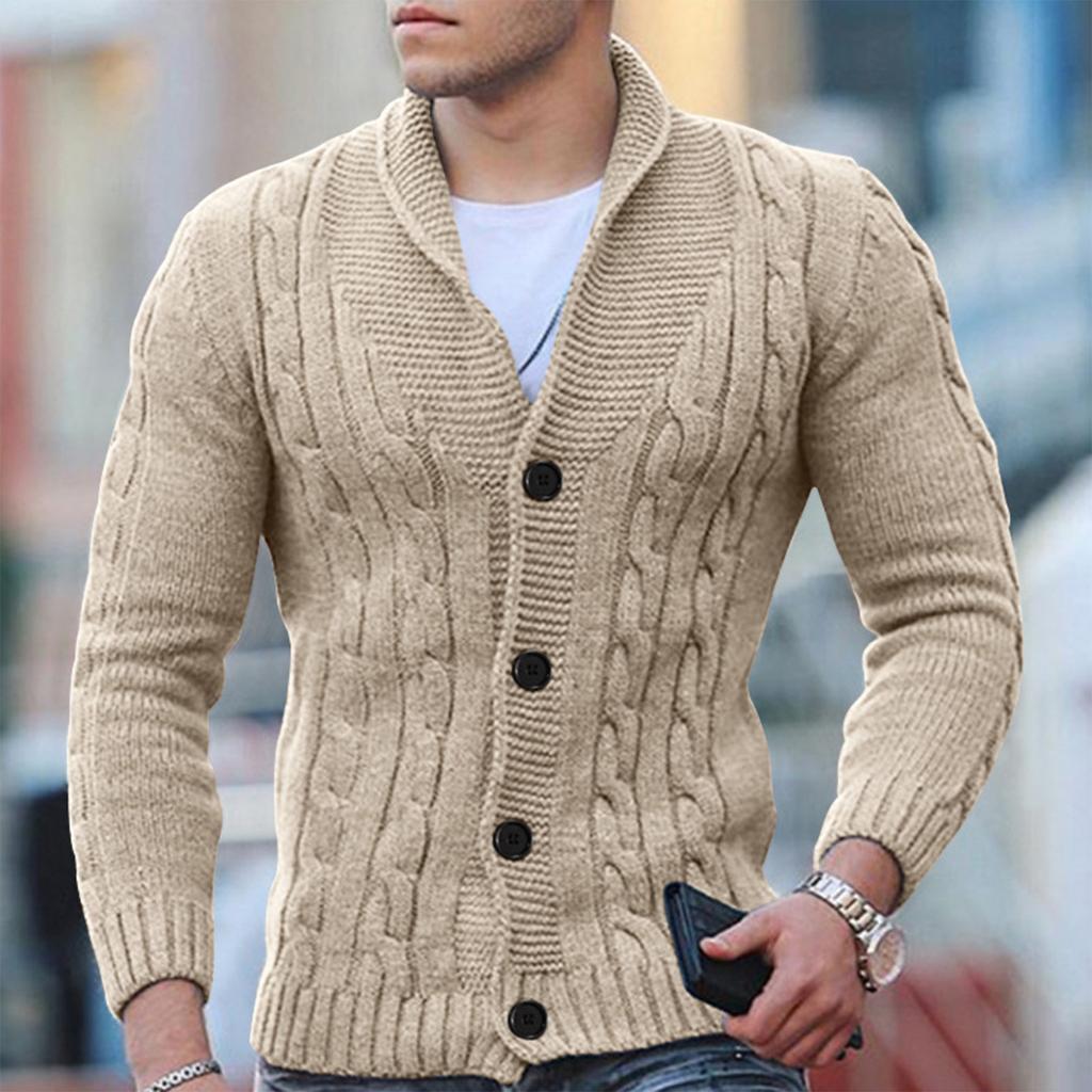 Lucas | Gebreid Herenvest Voor Herfst/Winter