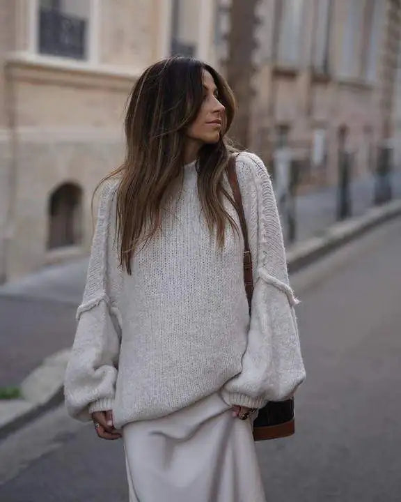 Annie | Fluffy Oversized Gebreide Trui