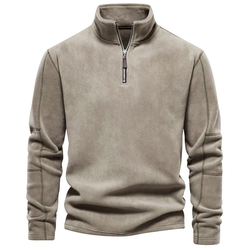 Gents | Fleece trui met rits