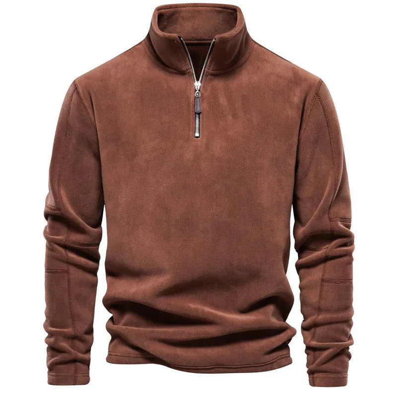 Gents | Fleece trui met rits