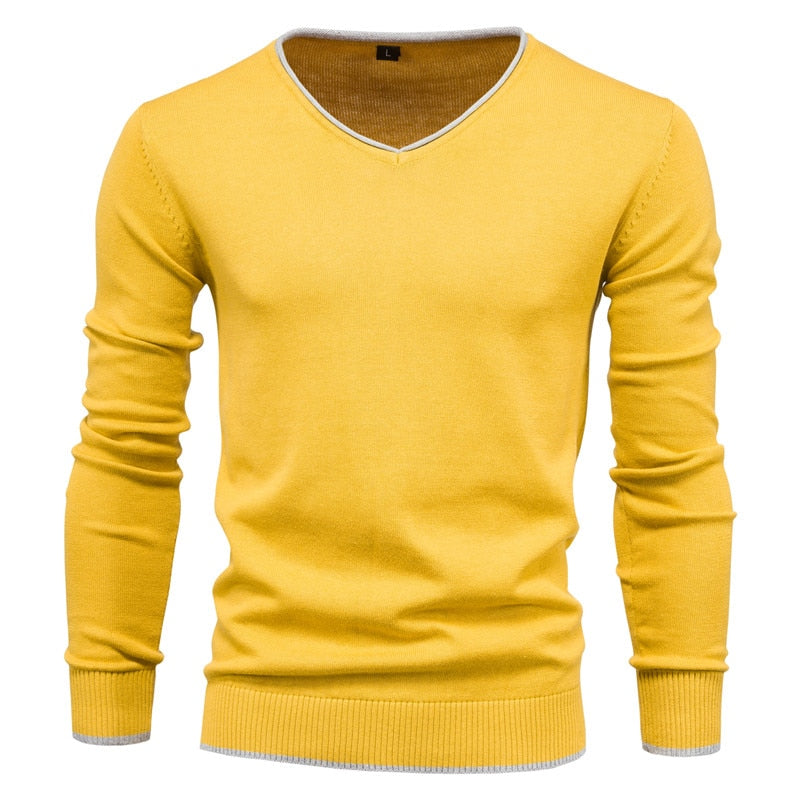 Heren Trui | Slim Fit Trui met V-Neck