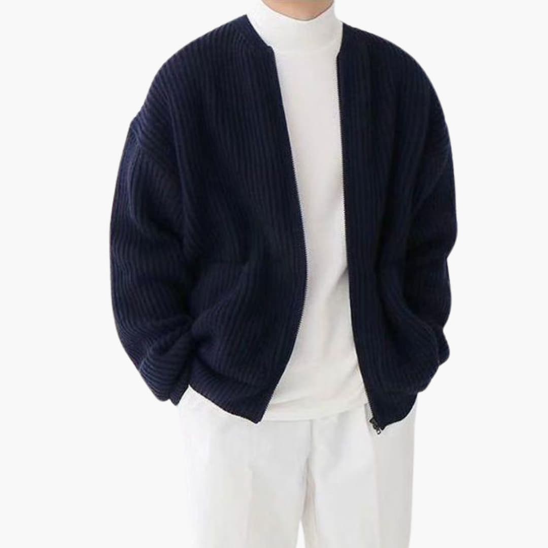 Daniel | Trendy Trui met Open Voorzijde