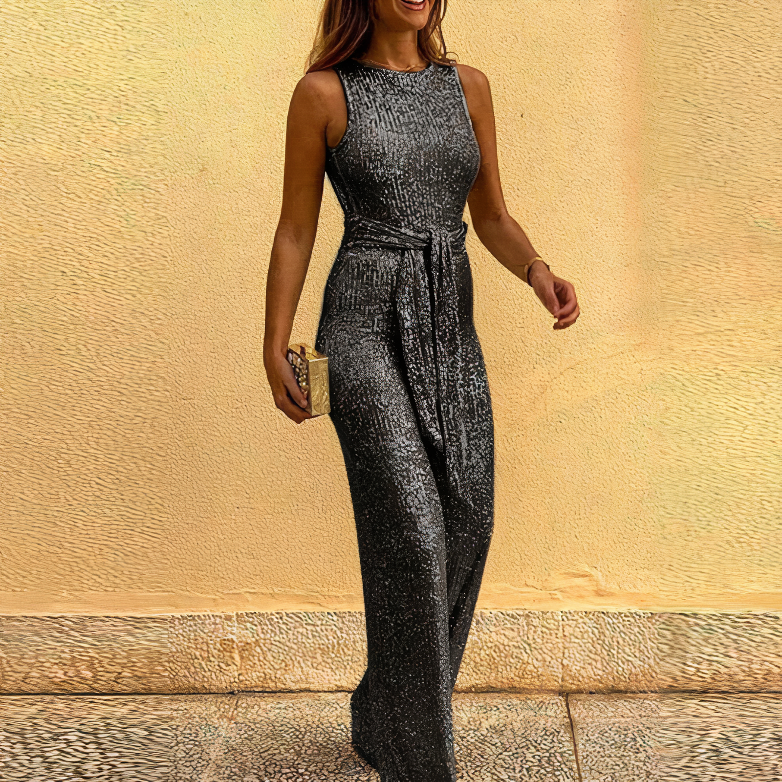 Cora | Jumpsuit met Glitters