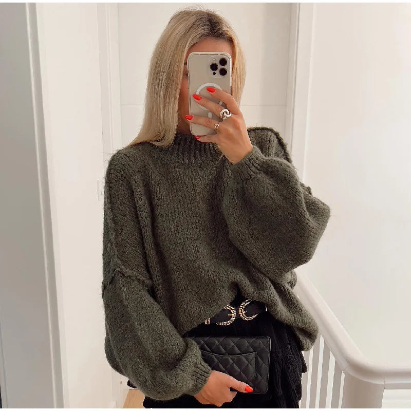 Annie | Fluffy Oversized Gebreide Trui