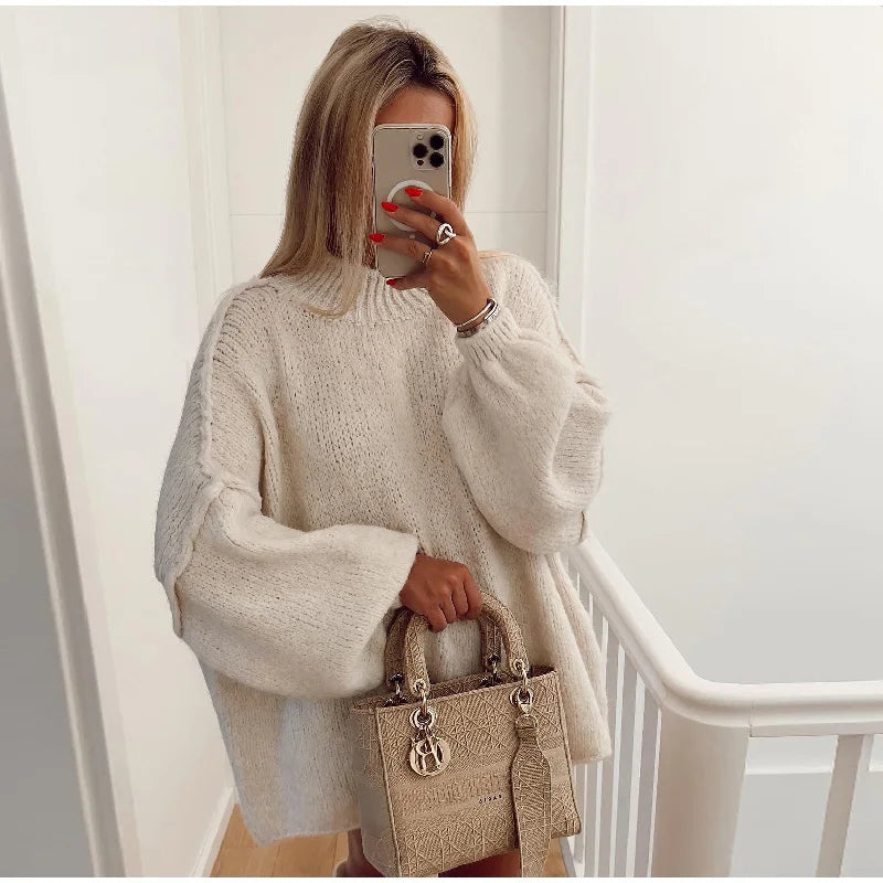 Annie | Fluffy Oversized Gebreide Trui