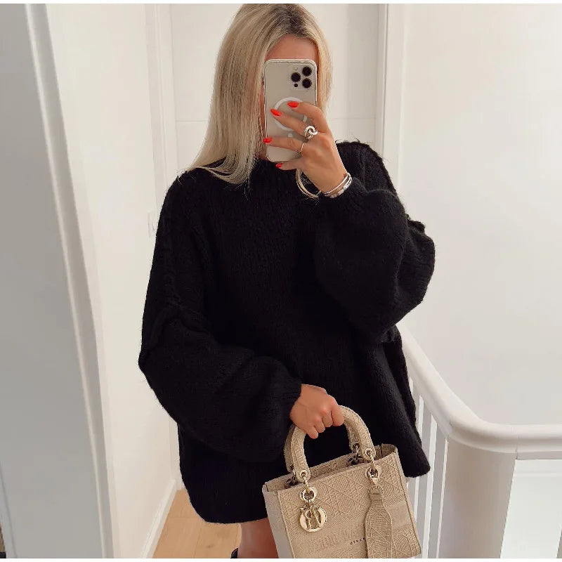 Annie | Fluffy Oversized Gebreide Trui