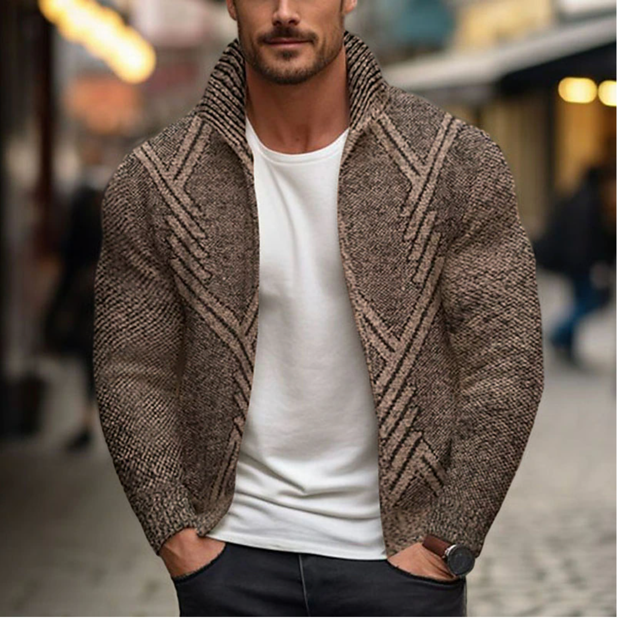 Patrick | Herfst/Winter Cardigan Sweater