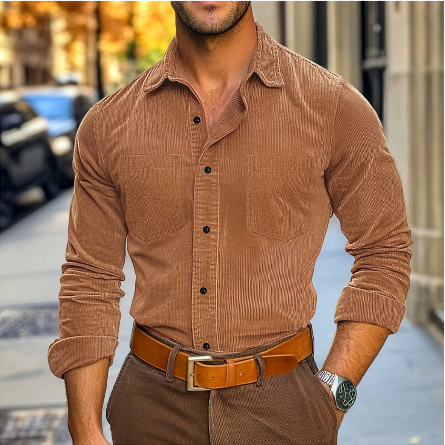 James | Corduroy Shirt voor Herfst & Winter