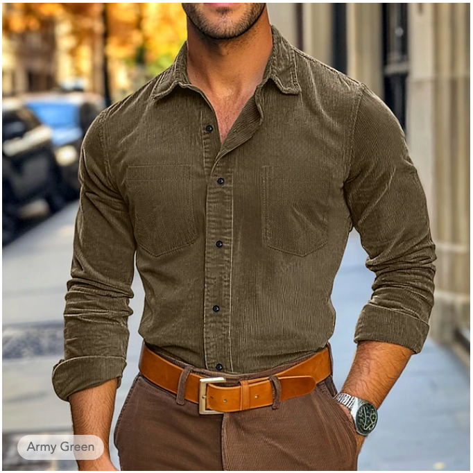 James | Corduroy Shirt voor Herfst & Winter