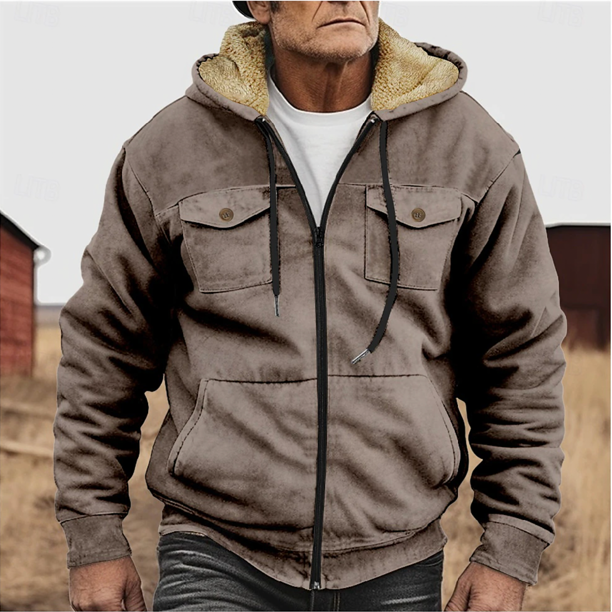 Dave | Sherpa Fleece Winterjas