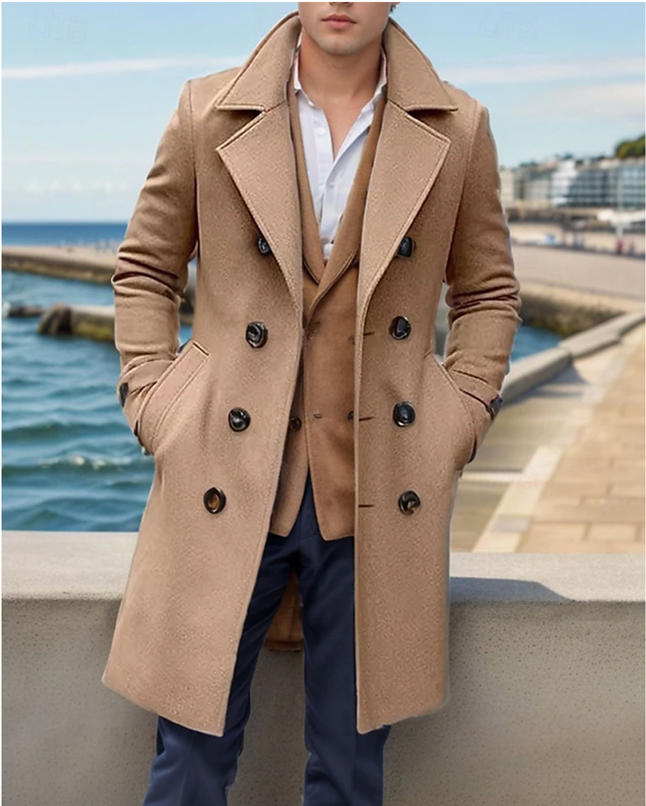 Arthur | Stijlvolle Heren Trenchcoat