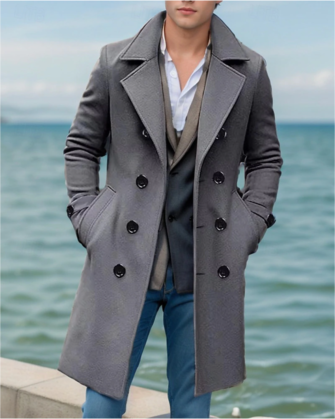 Arthur | Stijlvolle Heren Trenchcoat