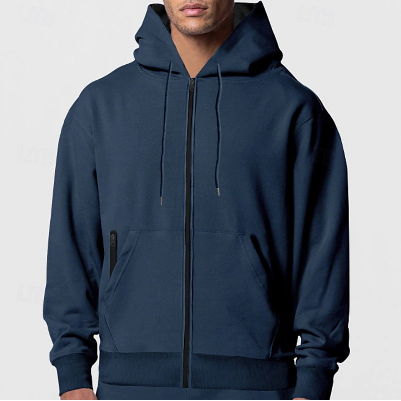 Barnaby | Casual Full Zip Fleece Hoodie