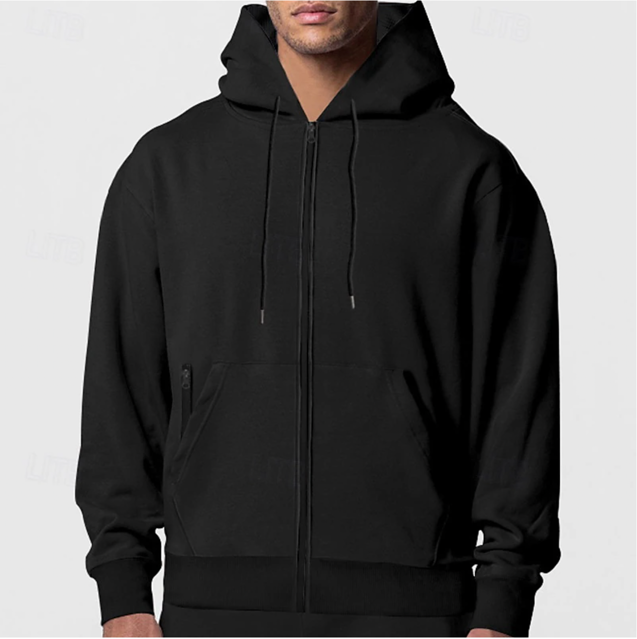 Barnaby | Casual Full Zip Fleece Hoodie